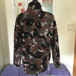 ll bean camo fleece